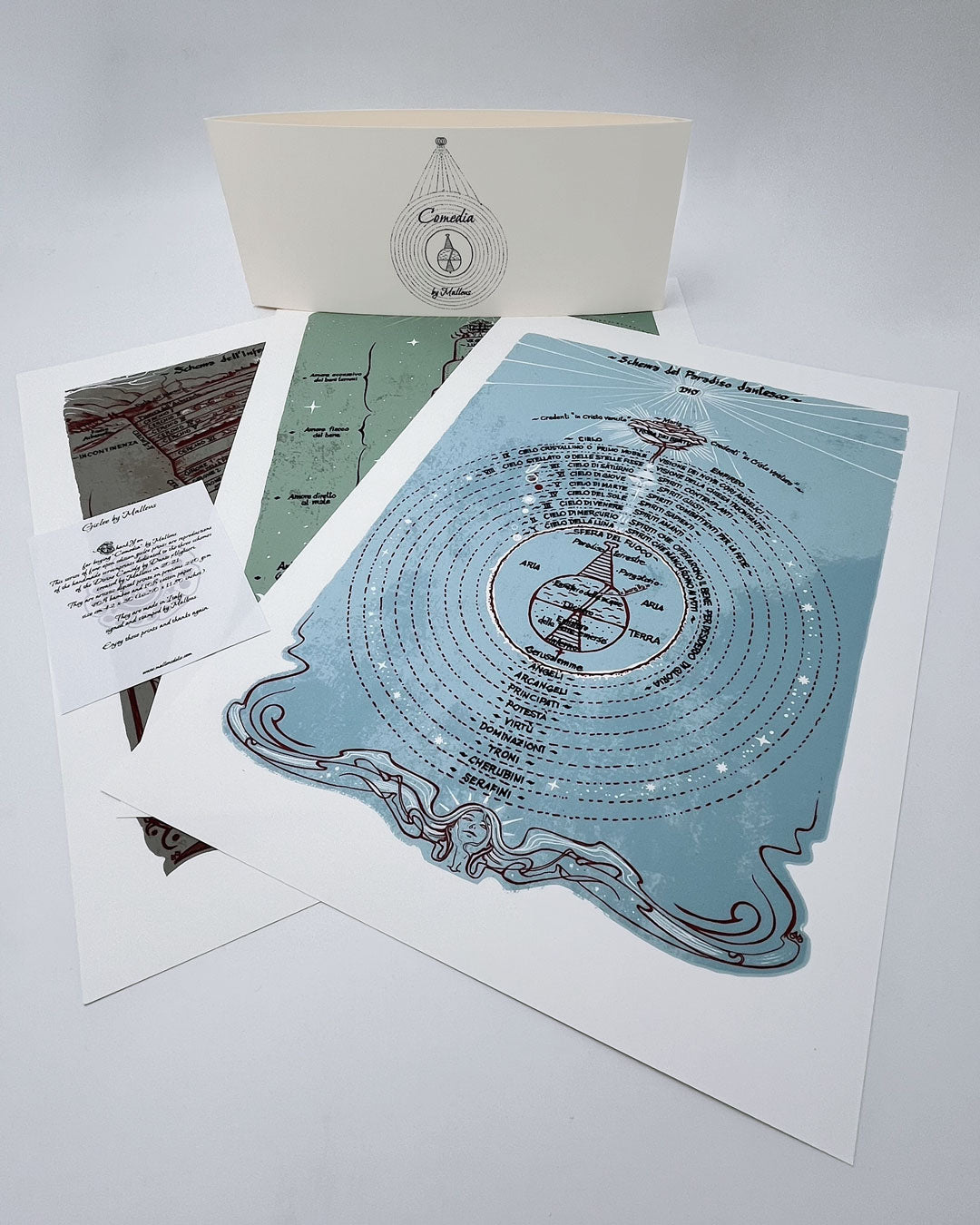 COMEDIA - Giclee print set