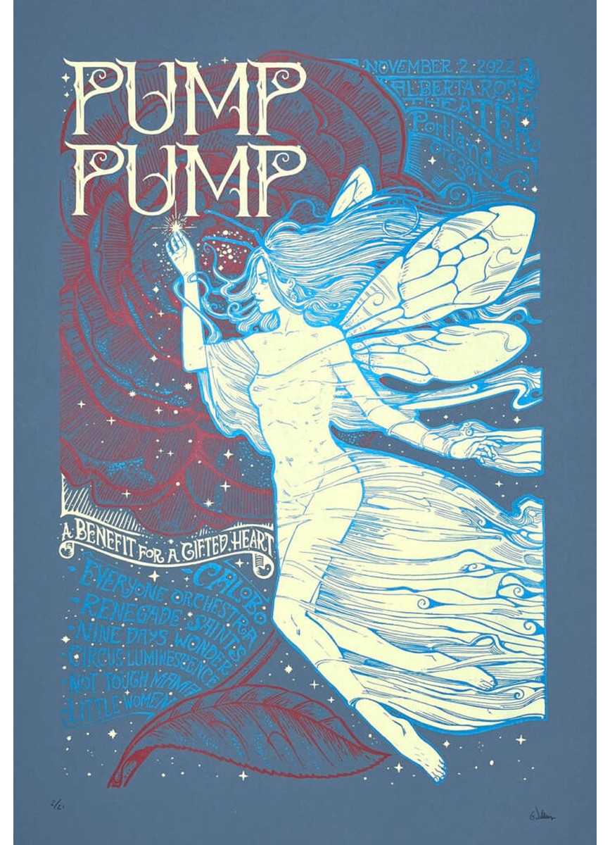 PUMP PUMP - Variant blue paper
