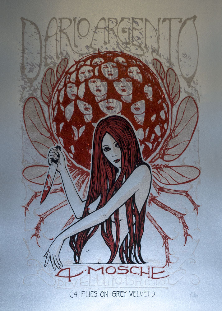 4 MOSCHE DI VELLUTO GRIGIO - Variant - Dario Argento Serie