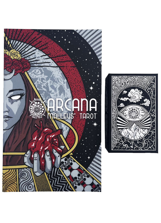 ARCANA MALLEUS'TAROT - Softcover Book + Silver Deck