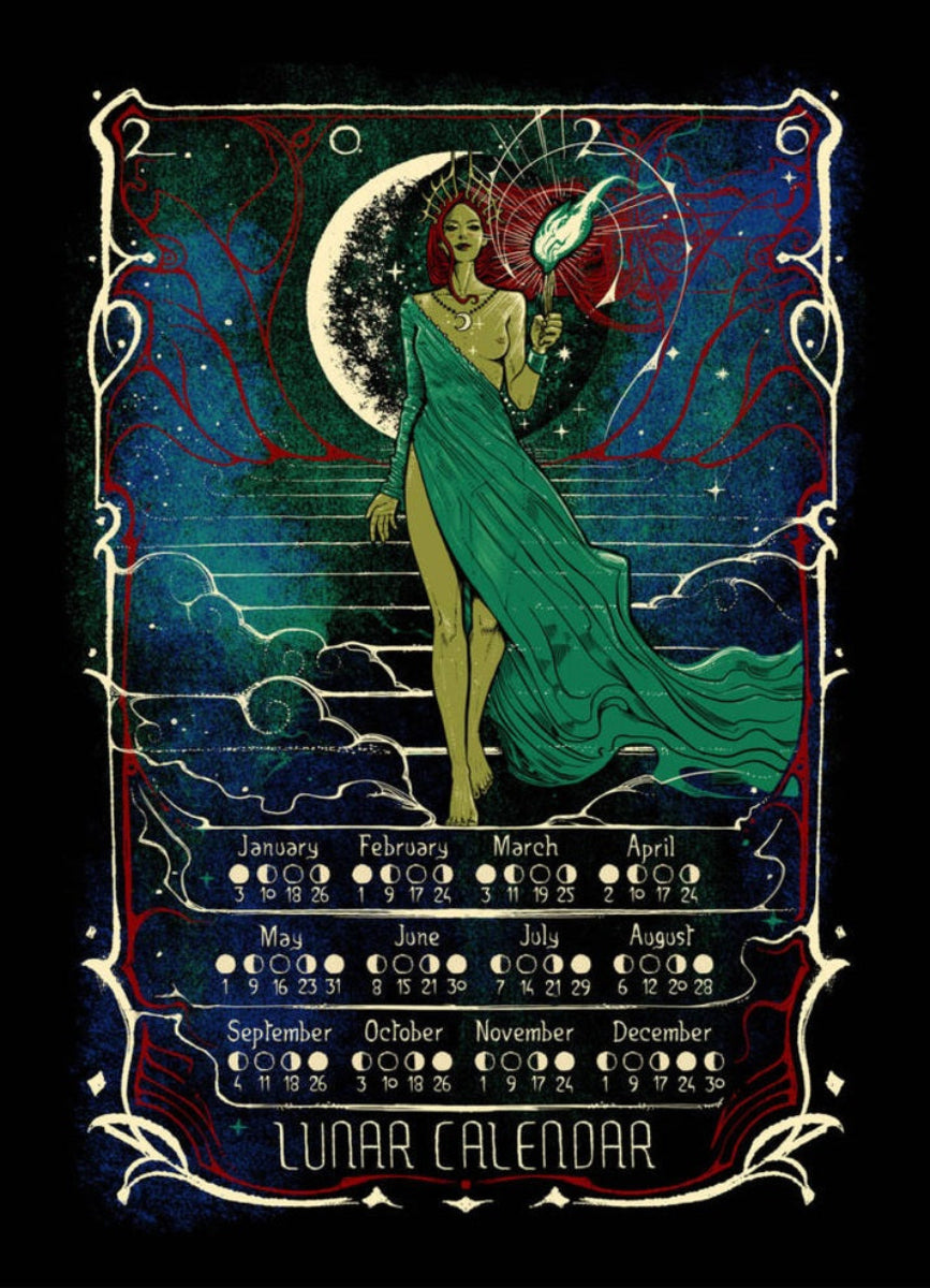 LUNAR CALENDAR 2026 Exclusive Black Friday edition