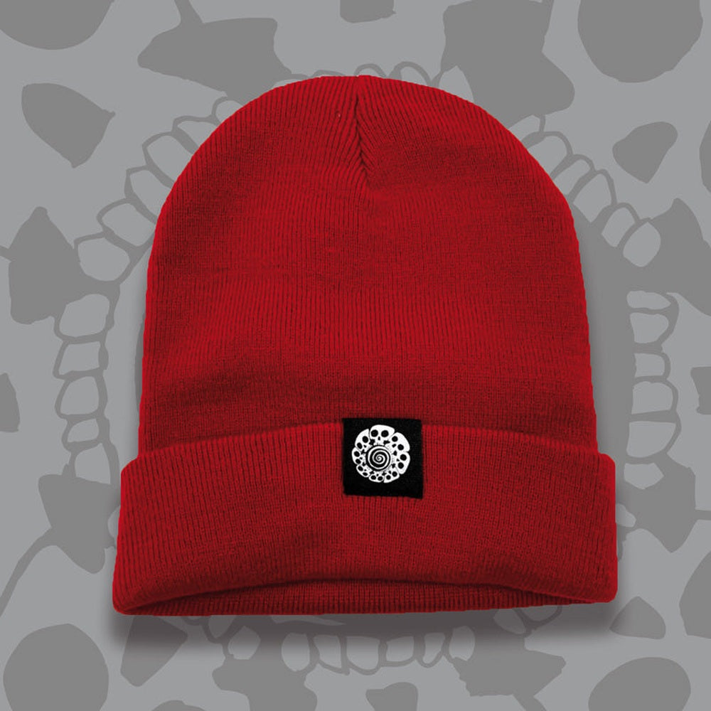 SKULLRING Beanie red