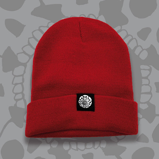 SKULLRING Beanie red