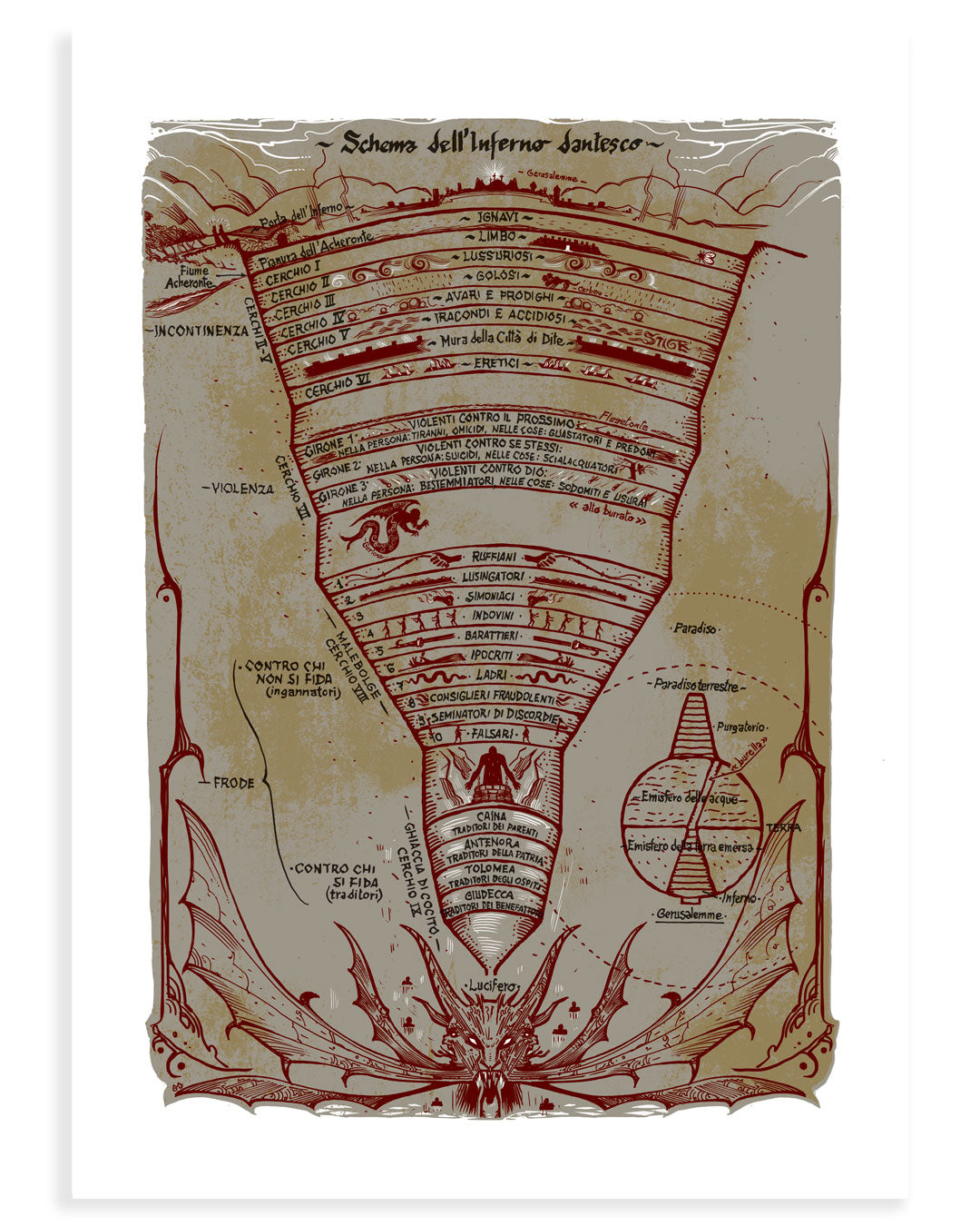 COMEDIA - Giclee print set