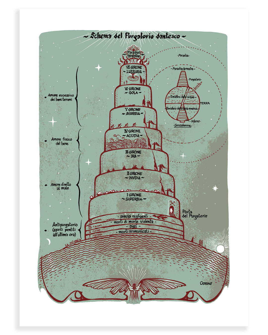 COMEDIA - Giclee print set