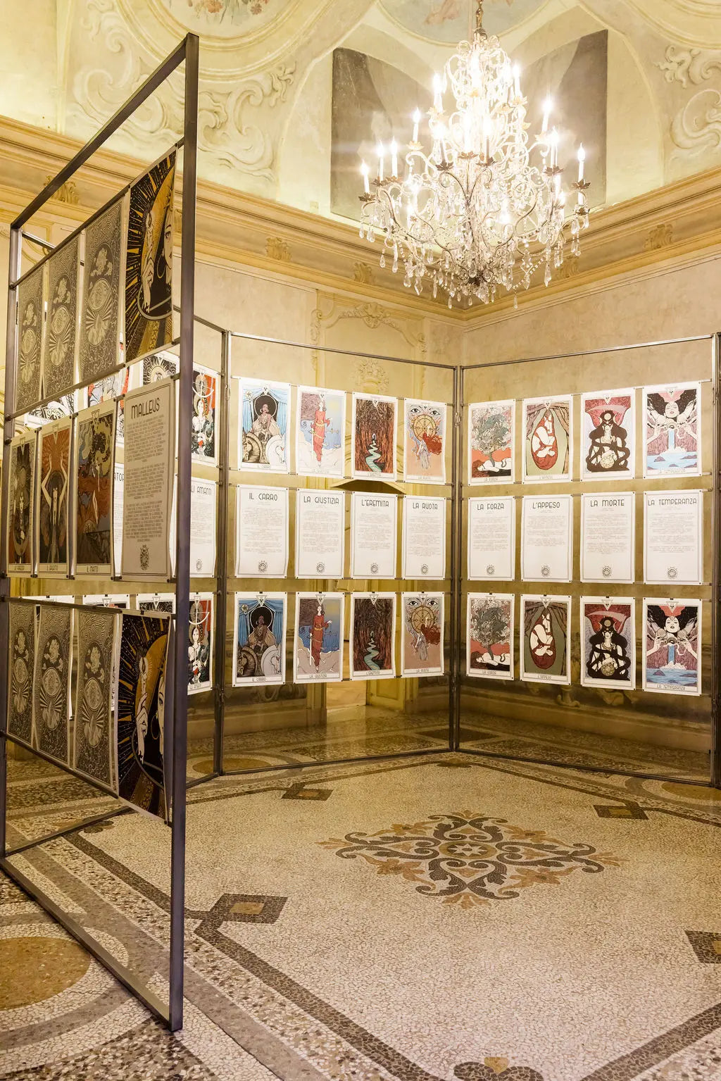 Le tele di ARCANA a Palazzo Saluzzo Paesana