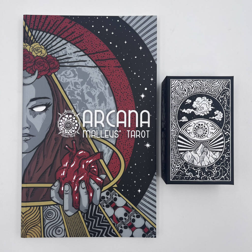 ARCANA MALLEUS'TAROT - Softcover Book + Silver Deck